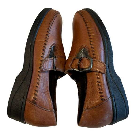 Dexter Walkmocs Brown Women's Comfort Slip On Shoes Nature Friendly Size 7.5W - Picture 6 of 10